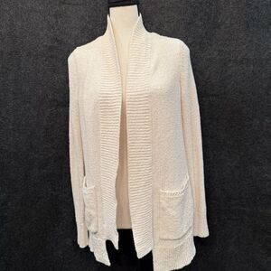 Loft Lounge Open Front Cardigan with Pockets Small Loungewear Lagenlook